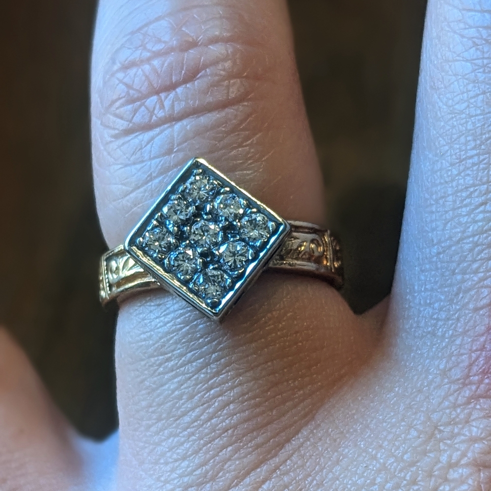 1800s diamond engagement ring